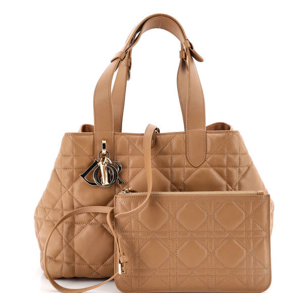 Christian Dior Medium Toujours Tote Bag Macrocannage Quilt Calfskin - Picture 2 of 7